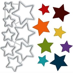 Metal Cutting Dies DIY Merry Christams Embossing Stencil Template Scrapbooking Card Making Mold Photo Album Arts Crafts Tools (Christmas Snowflake-9.8x13cm) in Kuwait
