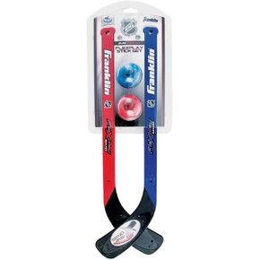 Franklin Sports NHL Mini Hockey Flex Stick and Ball Set - Play Knee Hockey Anytime Anywhere - Kids Toy Set - Includes 2 Mini Sticks + 2 Foam Balls in Kuwait