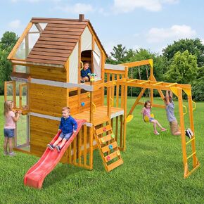 SuniBoxi 2PCS Swing Set Accessories for Kids - Heavy Duty Swing Seats with Nylon Rope - Playground Swing Sets for Backyard Replacement Gift Box Set, Birthday Gift(Yellow) in Kuwait