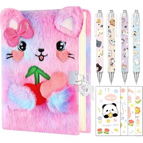 Mermaid Diary for Girls with Lock and Keys Kit - Princess Diaries Secret Notebook Journal for girls Christmas gifts - Cute Stationery School Supplies With colorful pen highlighter bracelet necklace. in Kuwait