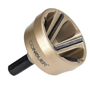 CONQUER TOOLS Deburring External Chamfer Tool, PREMIUM TUNGSTEN Blade, Deburring Drill Bit, Remove Burr Tools Quick Release Shank Fits for 1/8"-3/4"(3mm-19mm) Stainless Steel Burr Removal, Countersink in Kuwait