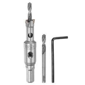 HARFINGTON Metal Hole Saw Carbide Cutter 175mm / 6.9" Dia for Stainless Steel, Metal, Aluminum Alloy, Copper, Brass, Plastic, with Extra Center Bit in Kuwait