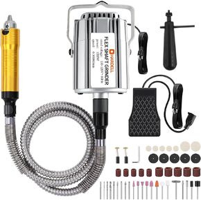 HARDELL Mini Cordless Rotary Tool, 5-Speed Rotary Tool Kit with 86 Accessories, 4V Power Rotary Tool for Cutting, Engraving, Sanding, Drilling, Polishing, Small Wood Carving tool or DIY Crafts（Pink) in Kuwait