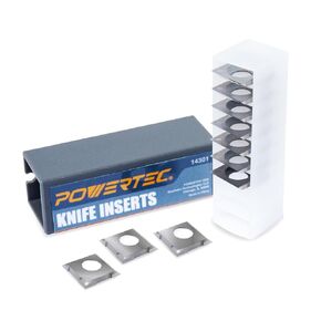 شفرات تخطيط POWERTEC مقاس 12 بوصة لجهاز Harbour Freight Central Machinery Surface Planer 95082، مجموعة من 2 in Kuwait