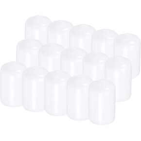 MECCANIXITY Round End Caps Rubber Cover 3/8" Vinyl Screw Protector for Screw Bolt Pipe Tubing 50pcs in Kuwait