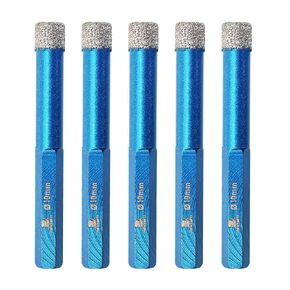 Dry Diamond Core Drill Bit Set,BRSCHNITT 2pcs 1-1/4 inch Diamond Hole Saw Core Drill Bit with Hex Shank for Porcelain Tile Ceramic Stone Granite Marble in Kuwait