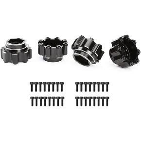 RCAWD for Pro-Line 1/8 8x32 to 17mm Zero Offset Aluminum Wheel Hex Adapters Upgrades Parts #PRO635600 in Kuwait