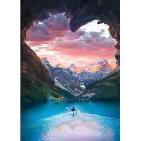 Buffalo Games - Follow Your Heart - 500 Piece Jigsaw Puzzle Blue,brown,orange,pink, 21.25"L X 15"W in Kuwait