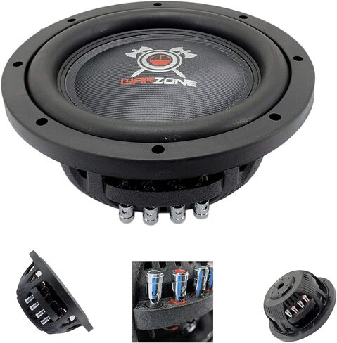 Gravity 1x 10 Inch 2000 Watt Car Audio Subwoofer w/ 4 Ohm DVC 10" Sub - Single - Feature Dual Voice Coil, Thick Magnet, Design for Car, ATV, Van, High Performance Car Show in Kuwait