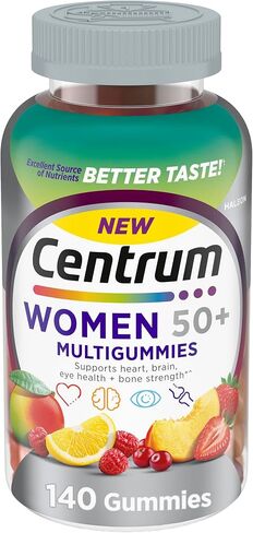 Centrum Silver Women's Multivitamin Gummy for Women 50 Plus, Multivitamin/Multimineral Supplement in Kuwait