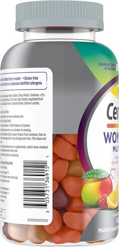 Centrum Silver Women's Multivitamin Gummy for Women 50 Plus, Multivitamin/Multimineral Supplement in Kuwait