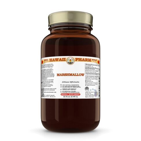 Marshmallow Liquid Extract, Organic Marshmallow (Althaea officinalis) Tincture Supplement 2 oz in Kuwait