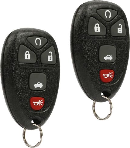 Key Fob Keyless Entry Remote fits Chevy Impala Monte Carlo/Cadillac DTS/Buick Lucerne 2006 2007 2008 2009 2010 2011 2012 2013 (Blue), Set of 2 in Kuwait
