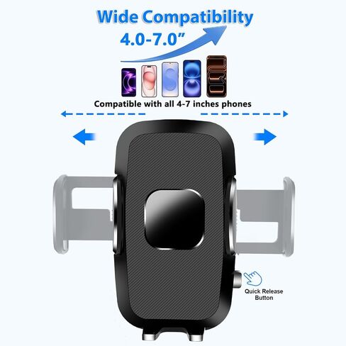 Car Phone Holder [2026 Updated Suction Cup] Long Arm 360°Rotation Phone Mount for Car Windshield Compatible with iPhone 17 Pro Max and Most Smartphones (Black) in Kuwait