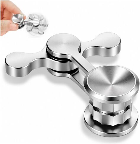 Fidget Spinner, Ultra Durable Stainless Fidget Toys, Metal Focus Finger Spinning Toy, Stress Relief Boredom Killing Time Sensory Toys for Adults Kids in Kuwait