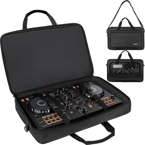 ITHWIU DJ Controllers Padded Carrying Case Suitable for DDJ FLX4, DDJ SB SB3 400 RB, Hercules DJ Control Inpulse 300, L 20.5 X W 12.5 X H 2.75 inches, Black in Kuwait