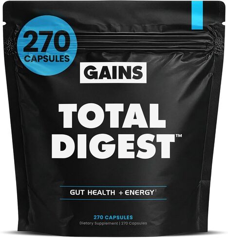 Gains in Bulk, Athlete Digestive Formula, Digestive Enzymes and Probiotics (90 Count) 8 Strains of live probiotics, 16 different plant enzymes. Patented Stabilized Probiotics in Kuwait
