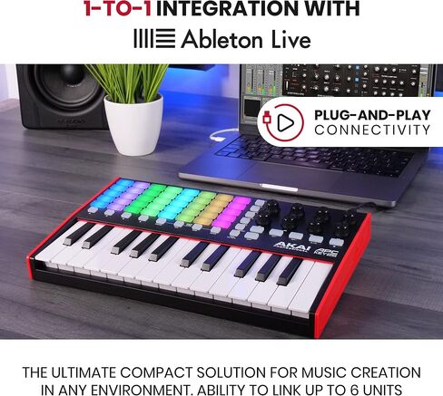 AKAI Professional EWI Solo - Electronic Wind Instrument With Built-in Speaker, Rechargeable Battery, 200 Sounds and USB MIDI Connectivity,Black in Kuwait