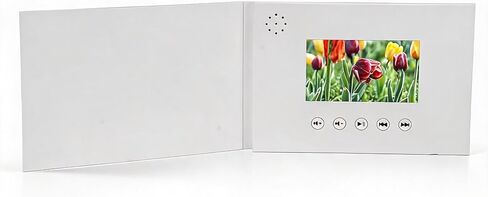Video Greeting Card, Video Brochure Electronic Greeting Card with LCD Screen, Video Book That Plays Your Wedding Video, Wedding Video Book, Wedding Video Album (4.3inch) in Kuwait