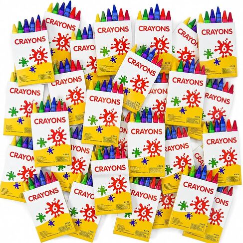 Fun Express Bulk Crayon Packs, Daycare, Party Favors and School Supplies (48) in Kuwait