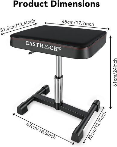 EASTROCK Piano Bench,Adjustable Piano Keyboard Bench, X-Style Stool Chair Seat for Electronic Keyboards & Digital Pianos,3 Inch Thick Padded Portable Foldable Stool(Additional Version) in Kuwait
