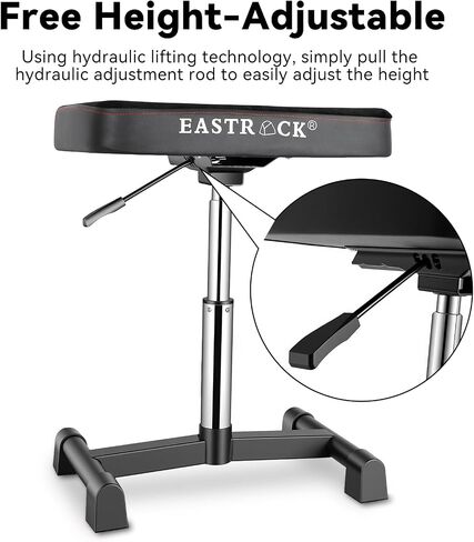 EASTROCK Piano Bench,Adjustable Piano Keyboard Bench, X-Style Stool Chair Seat for Electronic Keyboards & Digital Pianos,3 Inch Thick Padded Portable Foldable Stool(Additional Version) in Kuwait