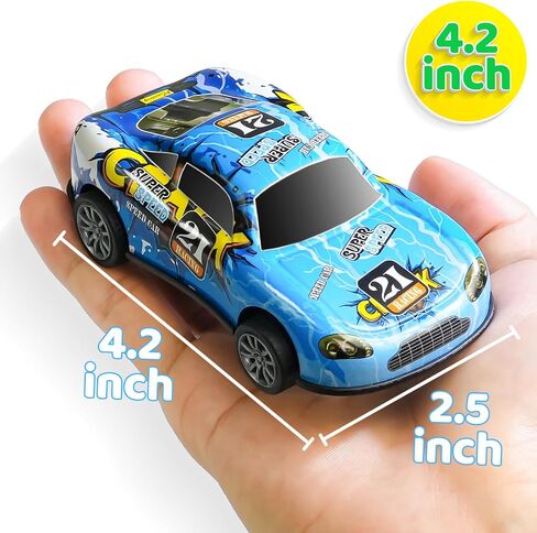4.2" Toy Cars Metal Race Cars Vehicles 9 Pack, Pull Back Cars Toys for Boys, Girls, Toddlers, Kids 2,3,4,5,6,7 Years Old, Party Favors, Teacher Reward Prizes, Boy Birthday Gifts in Kuwait