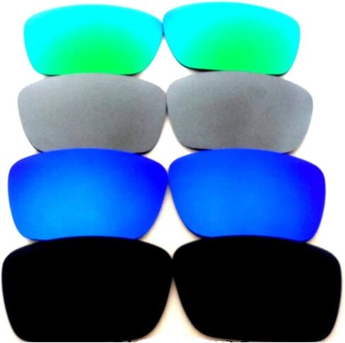 Galaxy Replacement lenses For Oakley Fuel Cell Polarized Black/Blue/Titanium/Red in Kuwait