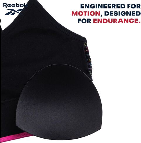 Reebok Women's Bra - Seamless Performance Longline Cami Bralette (2 Pack) in Kuwait