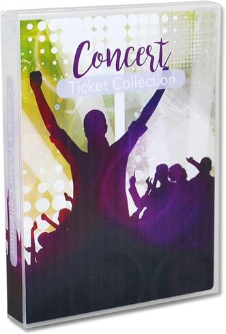 UniKeep Concert Ticket Collection Album/Case. Holds 40-80 Standard Sized Tickets. 10 Ticket Pages are Included. Each Page Holds 4-8 Tickets in Kuwait
