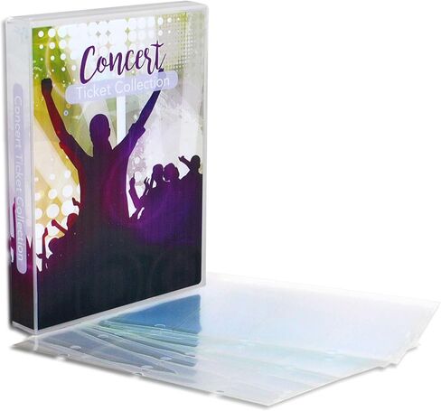 UniKeep Concert Ticket Collection Album/Case. Holds 40-80 Standard Sized Tickets. 10 Ticket Pages are Included. Each Page Holds 4-8 Tickets in Kuwait