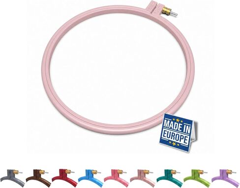 Maker Susan Plastic Embroidery Hoop, Hello Series, Turquoise, 7.5" in Kuwait