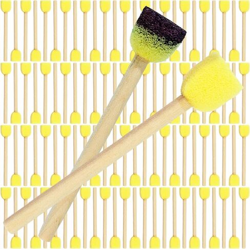 AUEAR, 40 Pack Round Foam Sponges Brush Pouncers Dabbers Set Assorted Size Paint Tools in Kuwait