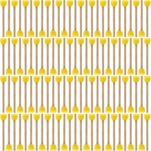 AUEAR, 40 Pack Round Foam Sponges Brush Pouncers Dabbers Set Assorted Size Paint Tools in Kuwait