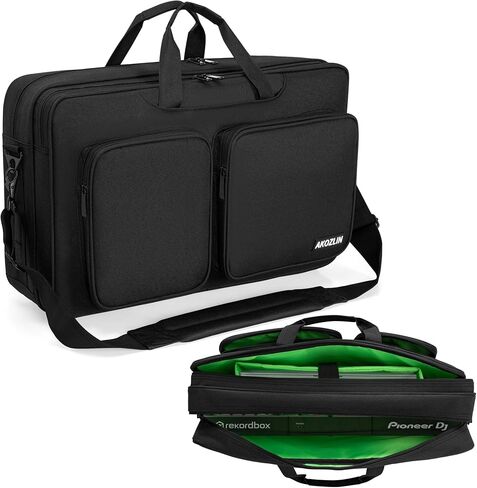 Multi-layer Controller Gig Bag Padded Mixer Carry Case Fits for Pioneer DDJ SR SR2 RR Denon MC4000 Numark NVII Mixtrack Pro 3 NV Platinum Controller in Kuwait