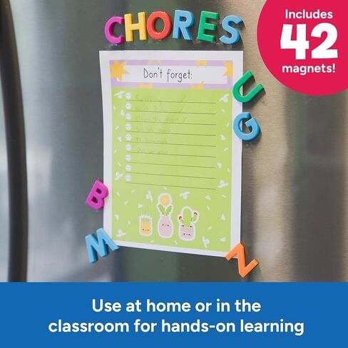 Educational Insights Multicolored Lowercase AlphaMagnets, Set of 42 Magnetic Letters, Alphabet Toy, Boys & Girls Ages 3+ in Kuwait