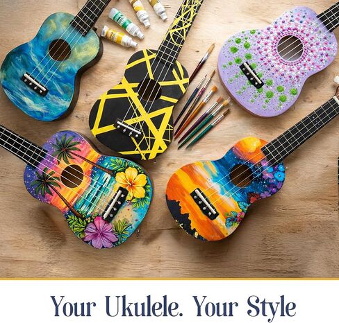 DIY Ukulele Kit Soprano (22inch) Build Your Own Guitar Kit with our Ukuleles Guitar Build Kit. DIY Ukelele Kit has 33 Pieces for all DIY Guitar needs. Guitar diy kit great to Build Your Own Ukulele in Kuwait