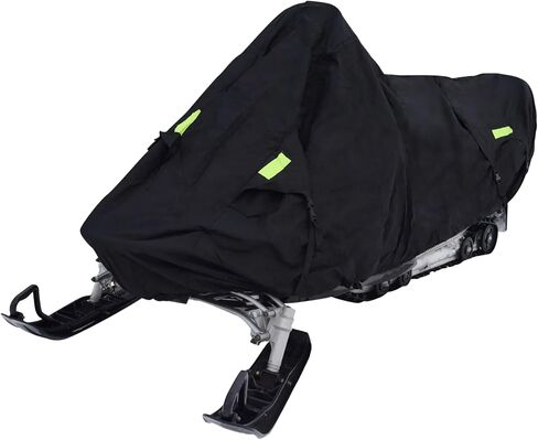 Budge SM-6 Sportsman Snowmobile Cover, Trailerable, Medium, 115" L x 51" W x 48" H,Black in Kuwait