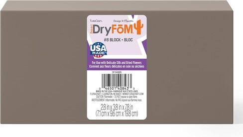 FloraCraft Floral Desert DryFōM Brick 2.8 Inch x 3.8 Inch x 7.8 Inch Brown in Kuwait