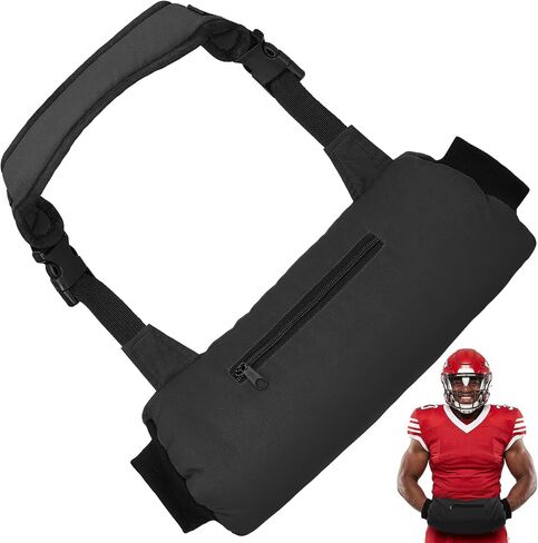 Football Hand Warmer Pouch- Soft & Warm Windproof Sports Hand Warming Pouch with Zipped Pocket Adjustable Strap- Youth Hand Warmer Hand Muff for Football Hiking Camping Cycling Outdoor Recreation in Kuwait