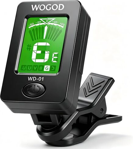 Guitar Tuner Clip on Ukulele Violin Tuner - Chromatic Tuner for Bass Electric Acoustic Guitar Tuner in Kuwait