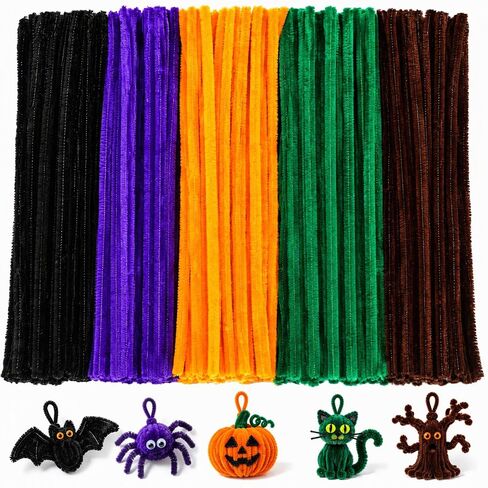 240 Pcs Pipe Cleaners Set, 4 Colors Christmas Pipe Cleaners Craft Set, Pipe Cleaner Chenille Stems Pipe Cleaners Craft Supplies for Art and Craft Projects Creative DIY Decorations in Kuwait