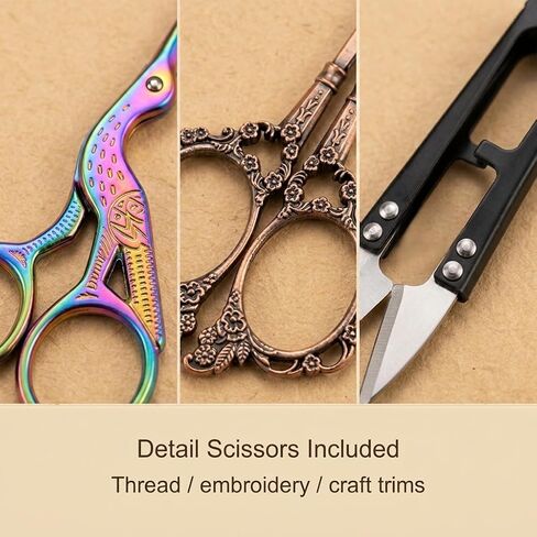 BIHRTC Professional 9 inch Dressmaking Tailor Scissors Small Embroidery Scissors Sharp Fabric Sewing Shears Scissor for Cloth Altering Leather Threading Cutting and Artwork in Kuwait