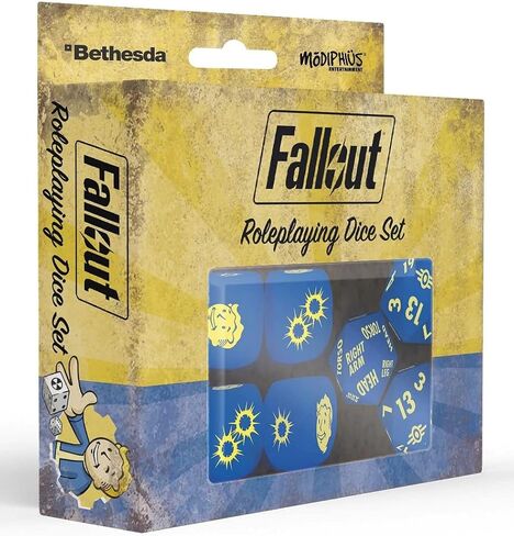 Modiphius Fallout: مجموعة لعبة النرد الأدوار ، متنوعة in Kuwait