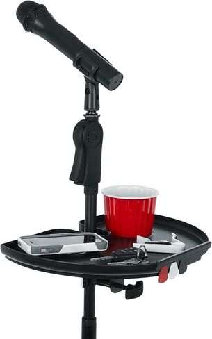 Gator FrameworksCases Clamp-On Microphone Stand Accessory Drink Holder and Guitar Pick Tab 14" x 9", Extra Large Tray (GFW-MICACCTRAYXL) in Kuwait