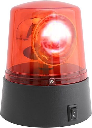 LED Strobe Light,360 Degree Rotating DJ Flashing Stage Effect Battery Powered Strobe Light Car Siren Strobe Light，Disco Party Rotating Lamp(Red,size:1pc) in Kuwait
