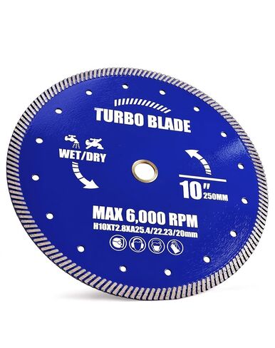 12" Granite and Marble Diamond Turbo Saw Blade for Cutting Granite Marble Stone… in Kuwait