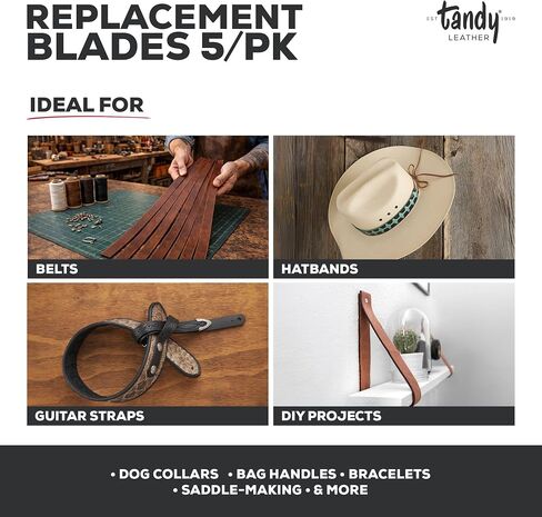 Tandy Leather Replacement Blades 5/pk 3081-00 in Kuwait
