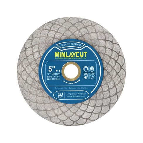 MINLAYCUT Diamond Tile Saw Blade 4-1/2" 115mm Cut Off Wheel for Cutting and Grinding Porcelain Ceramic Tile Marble Artificial Stone in Kuwait