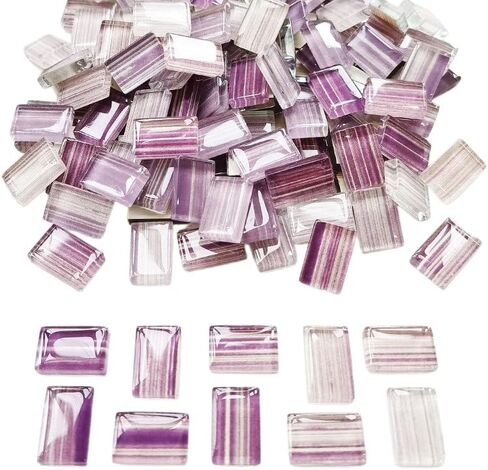 Mosaic Stained Glass Strips DIY for Crafts, 200g（0.44lb） Clear Mosaic Pieces Stain Glass Crafts DIY Mosaic Tiles Hobbies Art Crafts Material (Yellow, 0.4“ x 1.26") in Kuwait